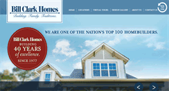 Desktop Screenshot of billclarkhomes.com